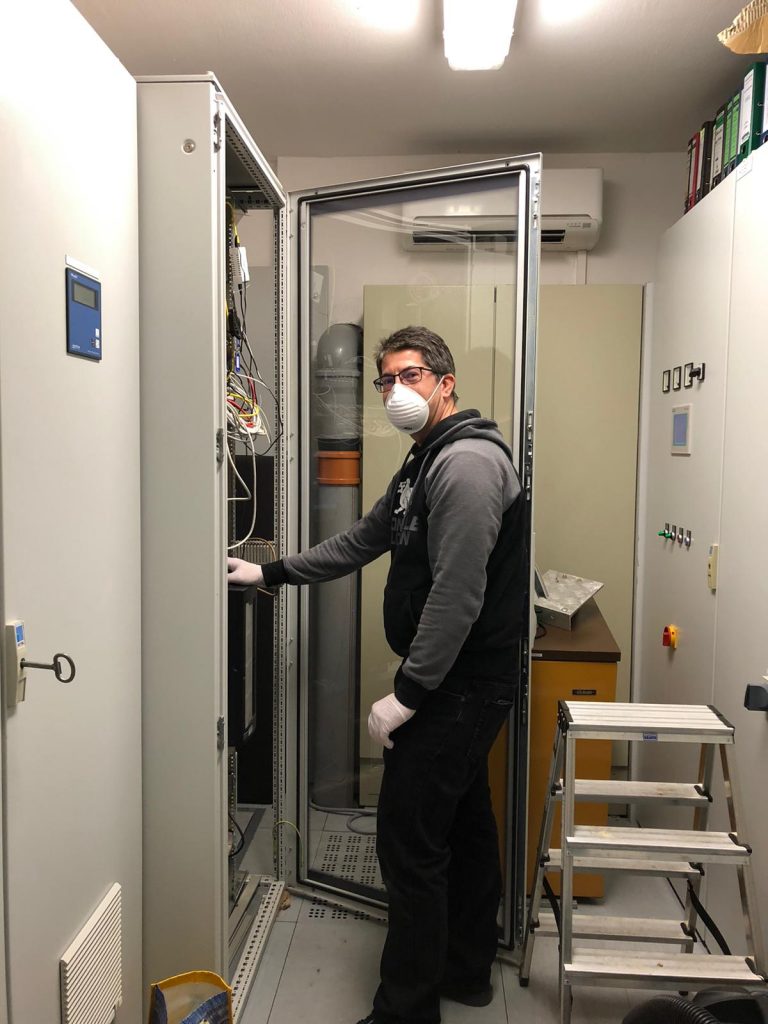 Oliver in der Anlage in Pottenstein